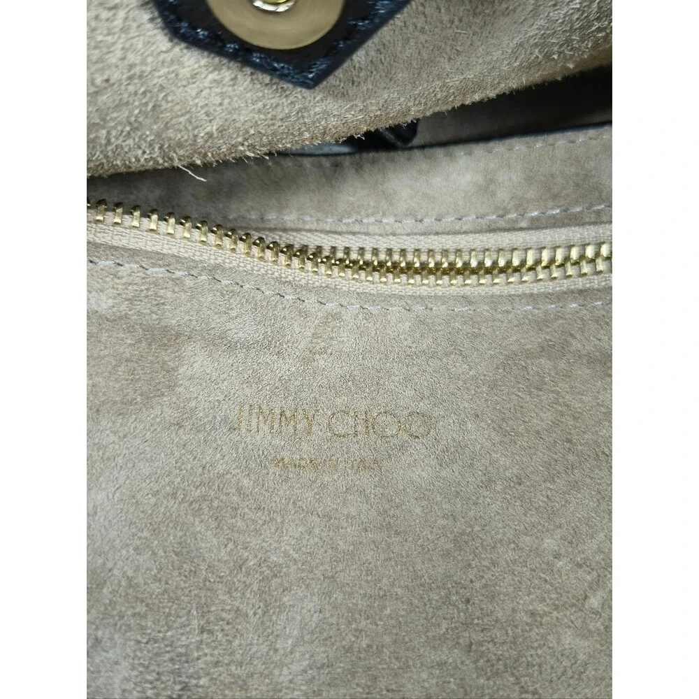 Jimmy Choo Stevie Hobo Bag Black Suede